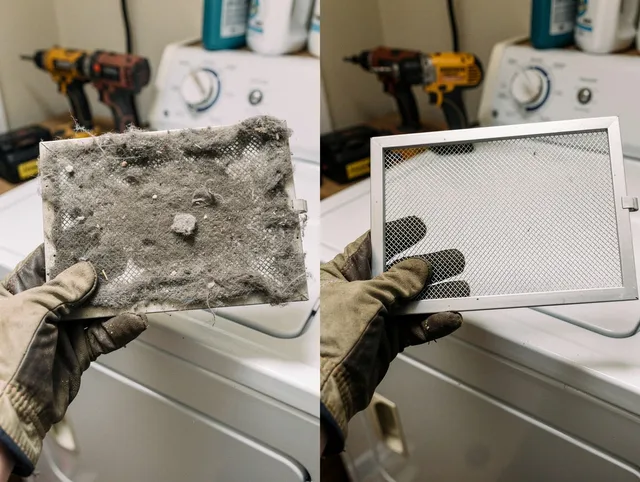 Professional lint trap cleaning by Sudbury Dryer Vent Cleaning in Sudbury