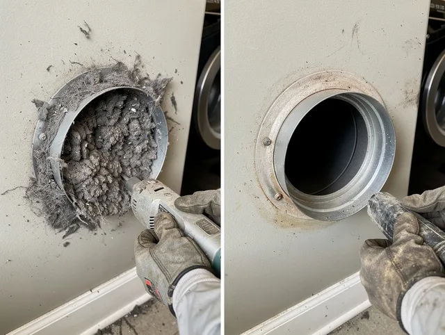 Professional clogged vent cleaning by Sudbury Dryer Vent Cleaning in Sudbury