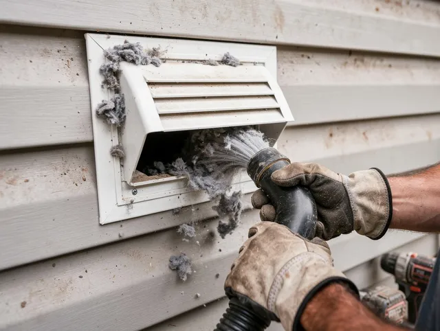 Professional dryer vent cleaning by Sudbury Dryer Vent Cleaning in Sudbury
