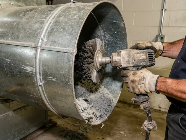 Industrial-grade dryer vent cleaning by Sudbury Dryer Vent Cleaning in Sudbury